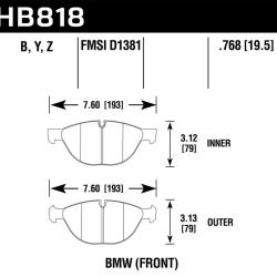 HAWK PERFORMANCE HB818Y768