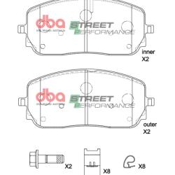 DBA SP Performance Brake Pads DBA DB15268SP