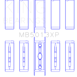KING ENGINE BEARINGS MB5013XP