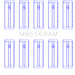 KING ENGINE BEARINGS MB5568AM