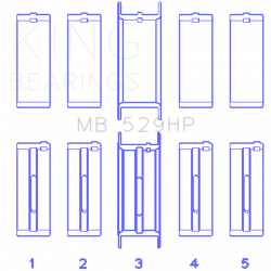 KING ENGINE BEARINGS MB529HP010