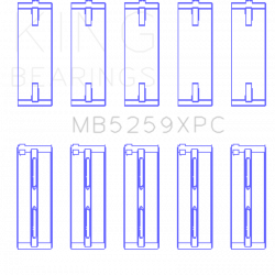 KING ENGINE BEARINGS MB5259XPC