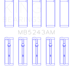 KING ENGINE BEARINGS MB5243AM