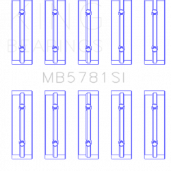 KING ENGINE BEARINGS MB5781SI025