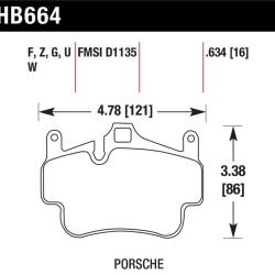 HAWK PERFORMANCE HB664F634