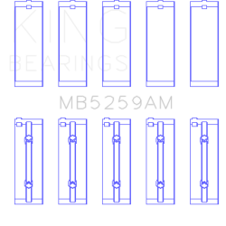 KING ENGINE BEARINGS MB5259AM