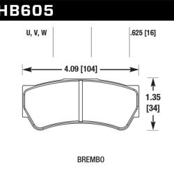 Hawk Performance HB605Q.625