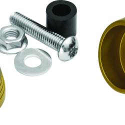 KUR Axle Nut Caps C Kuryakyn 3801