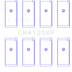 KING ENGINE BEARINGS CR4120XP025