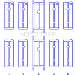 KING ENGINE BEARINGS MB5270XP025