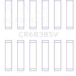 KING ENGINE BEARINGS CR6838SV