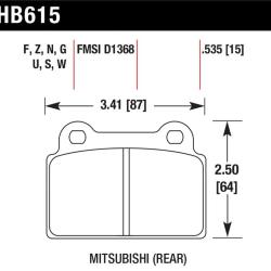 HAWK PERFORMANCE HB615Z535
