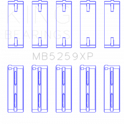 KING ENGINE BEARINGS MB5259XP