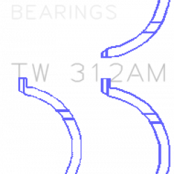 KING ENGINE BEARINGS TW312AM