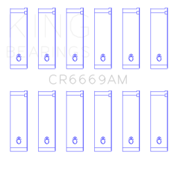 KING ENGINE BEARINGS CR6669AM