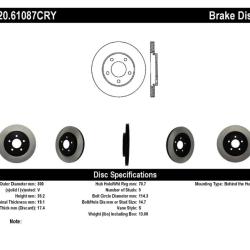 STOPTECH 12061087CRY