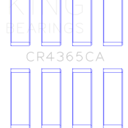 KING Connecting Rod Bearings King Engine Bearings CR4365CA0.5