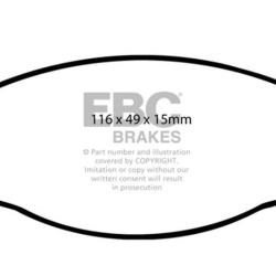 EBC Greenstuff Brake Pad Sets EBC DP6419