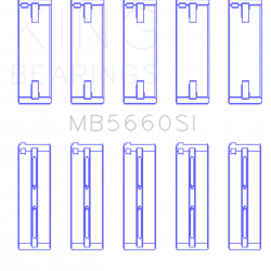 KING ENGINE BEARINGS MB5660SI025