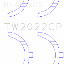 KING ENGINE BEARINGS TW2022CP