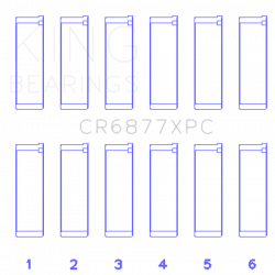 KING ENGINE BEARINGS CR6877XPC