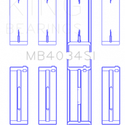 KING ENGINE BEARINGS MB4034SI05