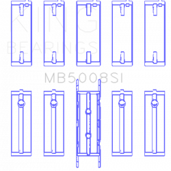 KING ENGINE BEARINGS MB5008SI