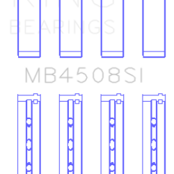 KING ENGINE BEARINGS MB4508SI025