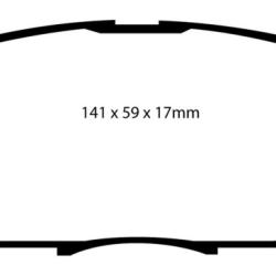 EBC Greenstuff Brake Pad Sets EBC DP61681