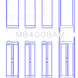 KING ENGINE BEARINGS MB4008AM025