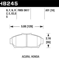 HAWK PERFORMANCE HB245E631