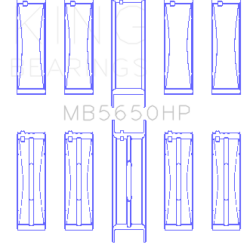 KING ENGINE BEARINGS MB5650HP001