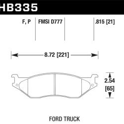 Hawk Performance HB335P.815