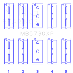 KING ENGINE BEARINGS MB5730XP