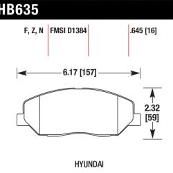 Hawk Performance HB635F.645