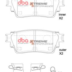 DBA XP Performance Brake Pads DBA DB15223XP