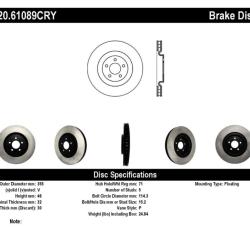 STOPTECH 12061089CRY