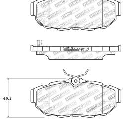 ST Sport Brake Pads Stoptech 309.14650