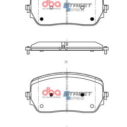 DBA Street Series Brake Pads DBA DB15264SS