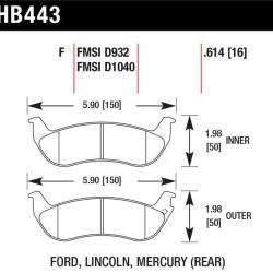 Hawk Performance HB443F.614