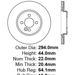 STOPTECH 12534101CRY