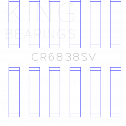 KING ENGINE BEARINGS CR6838SV