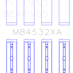 KING ENGINE BEARINGS MB4532XA