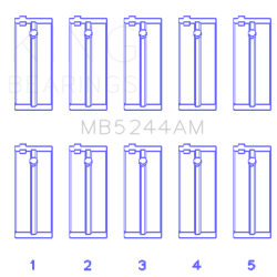 KING ENGINE BEARINGS MB5244AM025