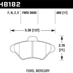 HAWK PERFORMANCE HB182N660