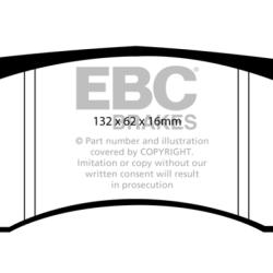 EBC Bluestuff Brake Pad Sets EBC DP5016NDX