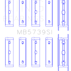 KING ENGINE BEARINGS MB5739SI