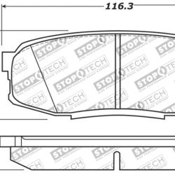 ST Sport Brake Pads Stoptech 309.13040