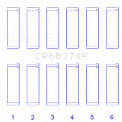 KING ENGINE BEARINGS CR6877XP