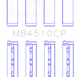 KING ENGINE BEARINGS MB4510CP